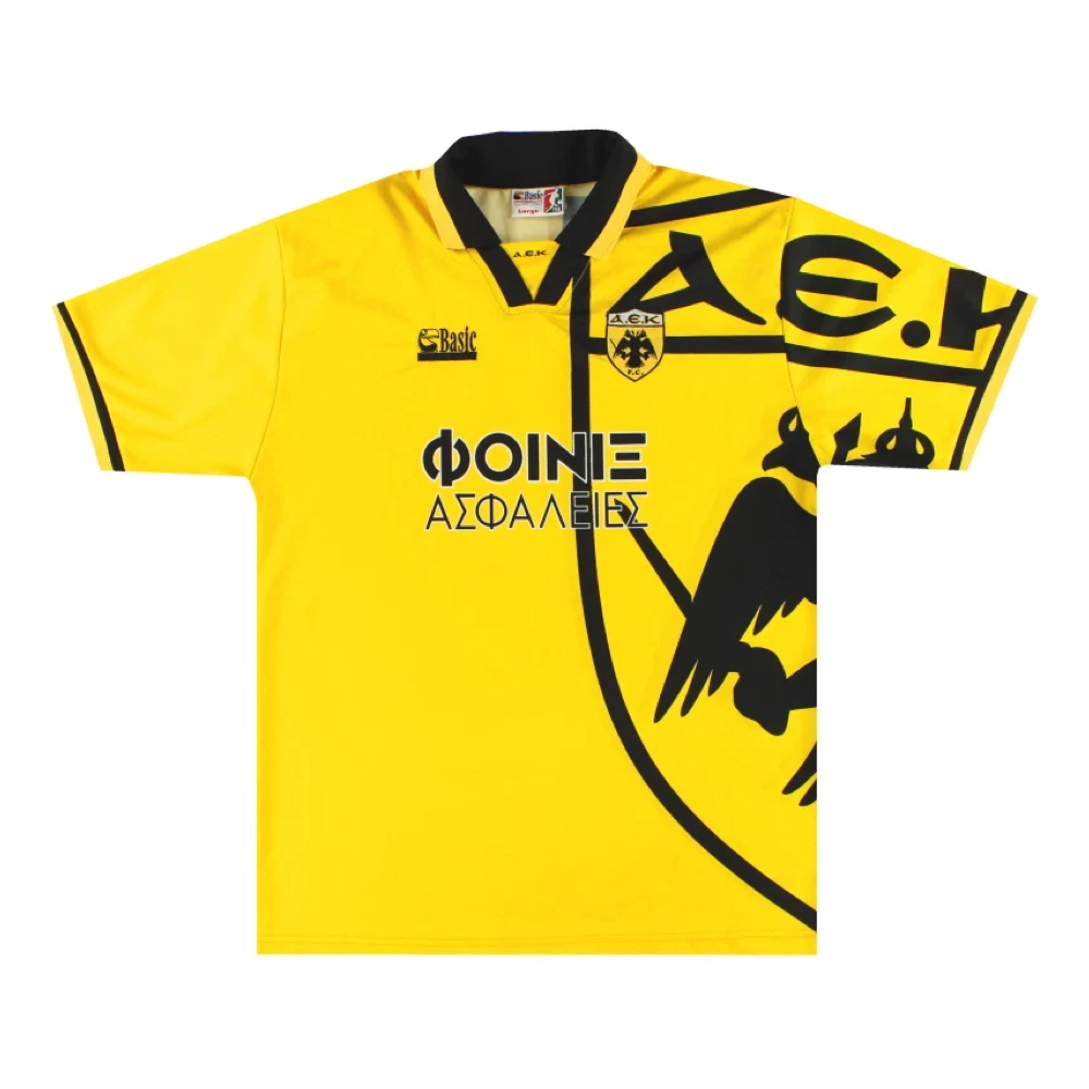 1993-94 AEK Athens FC 1a Equipación