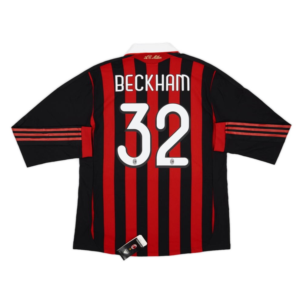 2009-10 AC Milan Domicile Manches Longues