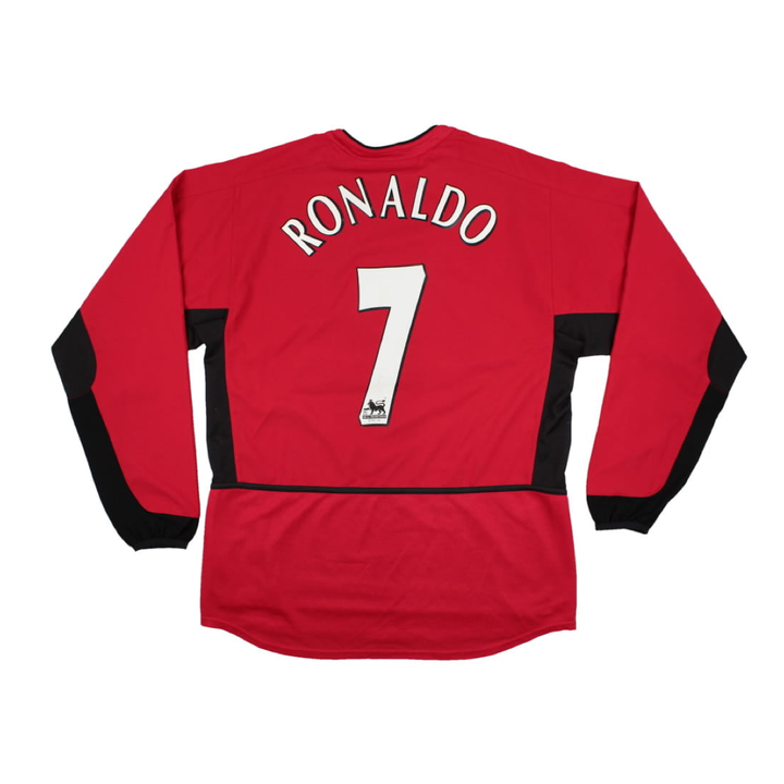 2002-04 Manchester United FC 1a Equipación Manga Larga