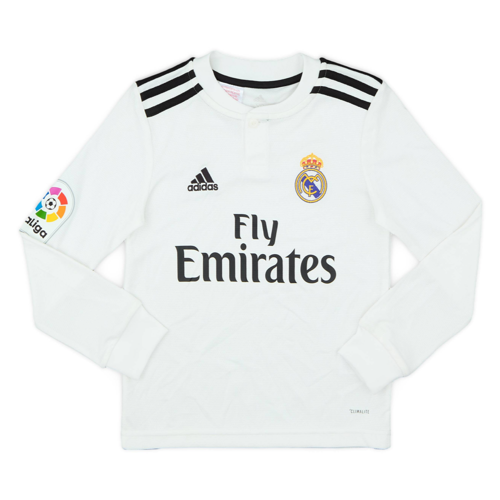 2018-19 Real Madrid CF Thuis Lange Mouw
