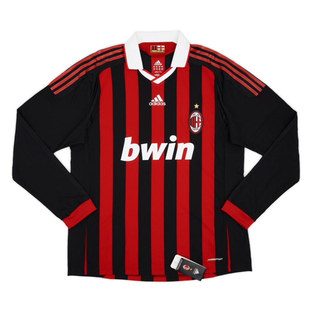 2009-10 AC Milan Domicile Manches Longues