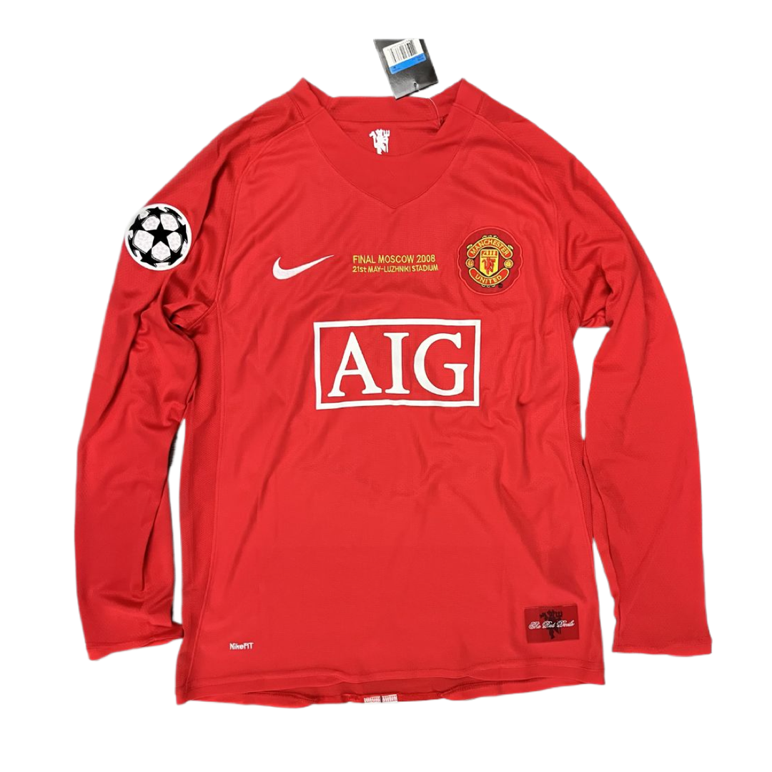 2007-08 Manchester United FC Heim Langarm